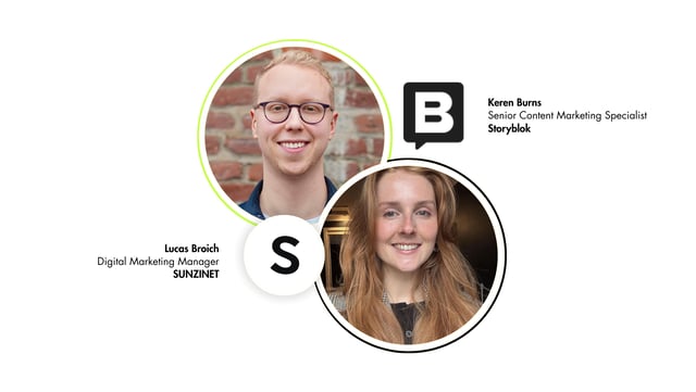 Lucas Broich SUNZINET and Keren Burns Storyblok_GEO in Online Marketing Strategy SUNZINET